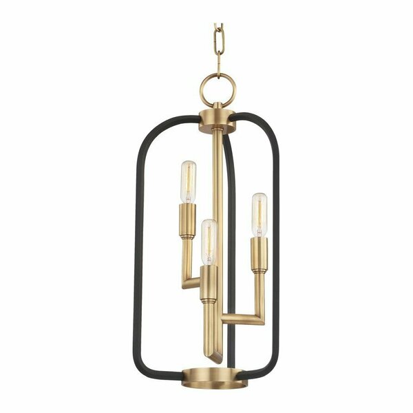 Hudson Valley Angler 3 Light Chandelier 8313-AGB